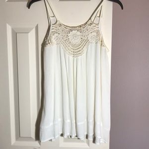 Tilly’s White Lace Tank